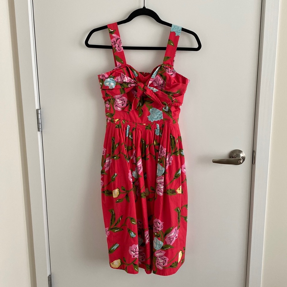 Vineyard Vines Kentucky Derby tie-top Floral Dress size 00